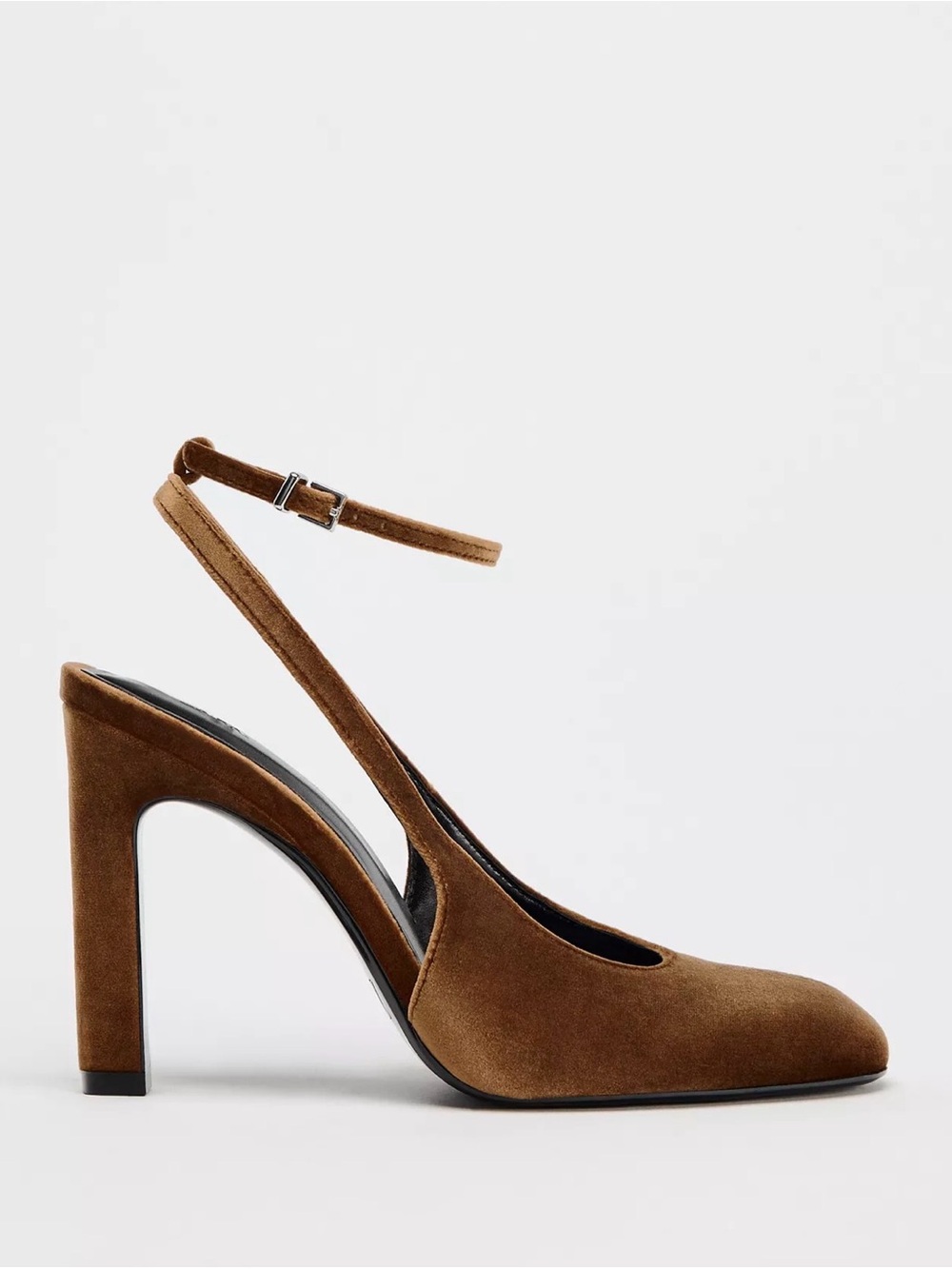 Zara Velvet Effect Heels